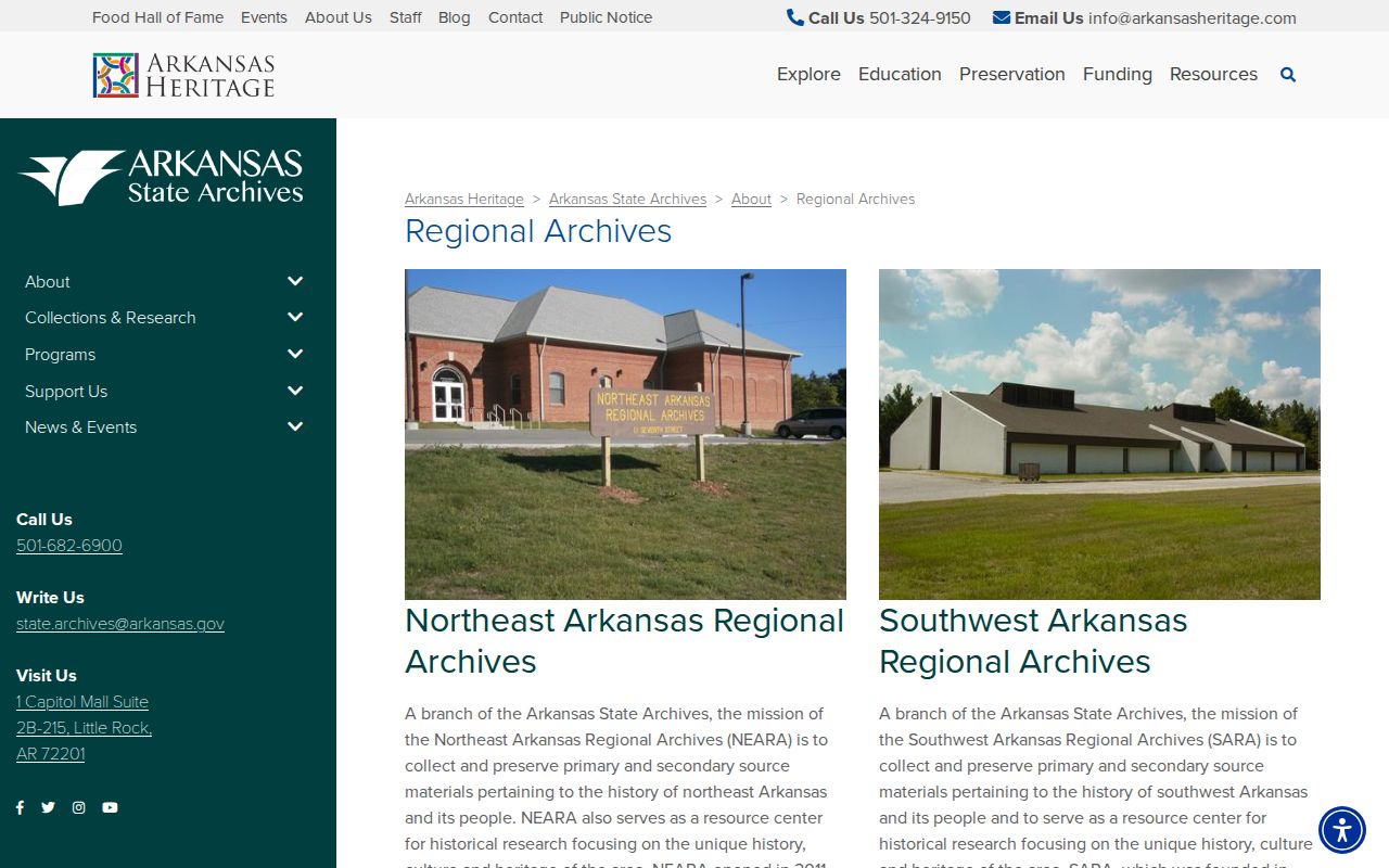Northeast Arkansas Regional Archives information and Lawrence County coverage